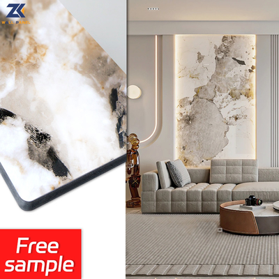 کیفیت پانل های دیواری بامبو فیبر زغال سنگ مرمر PVC ضد ایستاتیک عایق گرما کارخانه