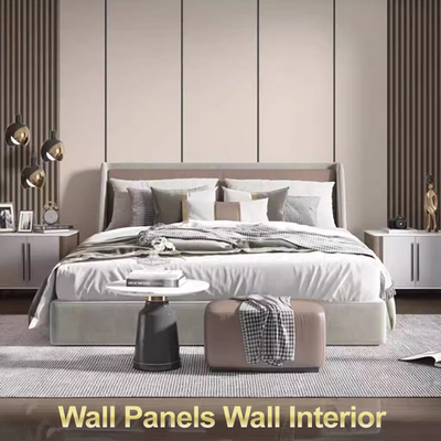 کیفیت پنل دیواری ضد آتش بامبو زغال سنگ PVC 8mm Carbon Crystal Plate پنل دیواری کارخانه