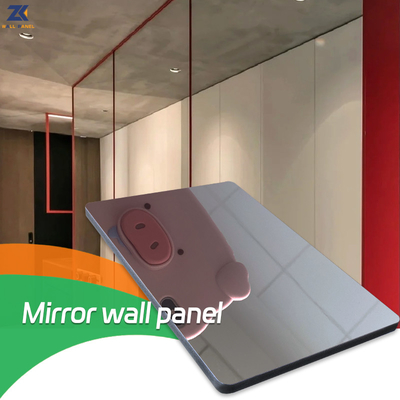 کیفیت پانل دیواری آینه ای براق PETG ضد آب با کریستال کربن زغال بامبو کارخانه